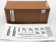 DEC012 - INFRONT MODELS - TIPHOOK Decals Suit ribbed sided 20'container