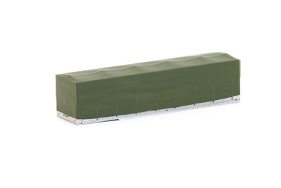 Auscision Models - Tarped Trailer Load, Plain Olive Tarp BV-4 - Twin Pack TRA-18