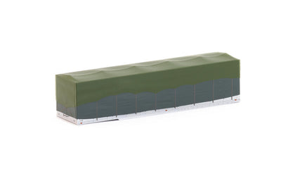 Auscision Models - Tarped Trailer Load, Plain Light and Dark Olive Tarp BV-4 - Twin Pack TRA-19