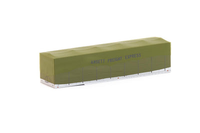 Auscision Models - Tarped Trailer Load, Ansett Freight Express Olive Tarp BV-4 - Twin Pack TRA-22