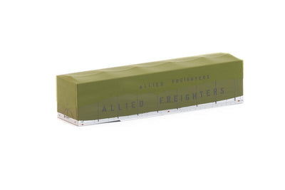 Auscision Models - Tarped Trailer Load, Allied Freighters Olive Tarp BV-4 - Twin Pack TRA-23