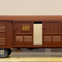 ALGX 103-P Bogie LOUVRE Van ANR (red). Opening Doors/ bogie/metal wheels/ Kadee couplers. TRAINORAMA MODEL