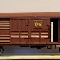 ALGX 140-U Bogie LOUVRE Van ANR (red). Opening Doors/ bogie/metal wheels/ Kadee couplers. TRAINORAMA MODEL