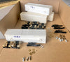 TRC - MRC four kits PARTLY BUILT Refrigerator Vans with K&S METAL WHEELS - bogies - detailing parts - very good condition - Silvermaz & TRAX KITS NOT COMPLETED (4)