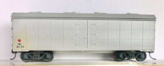 TRC - 31135 kit build NSWGR (TRC) Refrigerated Van with K&M metal wheels & Kadee couplers  "Silvermaz" MODEL