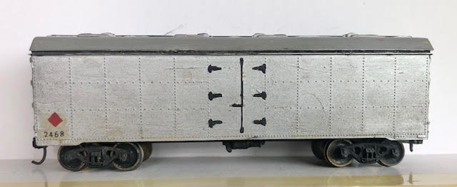 TRC - 2468 kit build NSWGR (TRC) Refrigerated Van with K&M metal wheels & Kadee couplers  "Silvermaz" MODEL