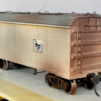 TRC - Coded NRTF31360 kit build NSWGR (TRC) Refrigerated Van Weathered with metal wheels & Kadee couplers  "Silvermaz" MODEL