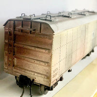 TRC - 31297  kit build NSWGR (TRC) Refrigerated Van HEAVY WEATHERED with K&M metal wheels & Kadee couplers  "Silvermaz" MODEL