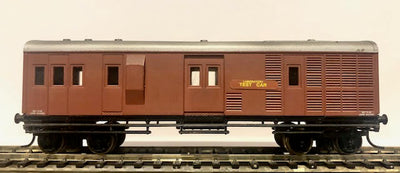 MHG LABORATORY TEST CAR NSWR BRAKE VAN RTR POWERLINE MODEL KADEE COUPLERS & K&M METAL WHEELS  HO - 2ND HAND