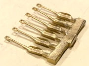 139  Loco Shovels: Pkt of 6  No. 139 - OZZY BRASS MODELS: HO Railway: Accessories