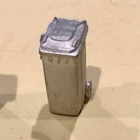 310 Otto-Wheelie Garbage Bins: Pkt of 3  No. 310 - OZZY MODELS: HO Railway: Pewter Metal Accessories