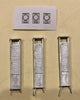 410 OZZY MODELS: HO Railway: W/Metal Accessories: Indicator Board: Pkt of 3  No. 410