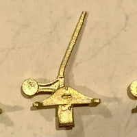 600 OZZY BRASS MODELS: HO Railway: Accessories: Signal Hold Down Lever: Pkt of 3  No. 602