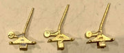 #600 OZZY BRASS MODELS: HO Railway: Accessories: Signal Hold Down Lever: Pkt of 4