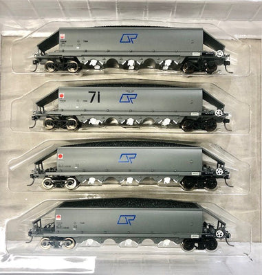 VAK 303 Southern Rail : VAK QR COAL HOPPER 4 CAR HOPPER SET with 12mm BOGIES.