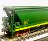 VHGF 602-W GRAIN Wagon, FREIGHT AUSTRALIA GREEN RTR BUILT MODEL with KADEE COUPLERS & METAL WHEELS - SEM. HO - 2ND HAND