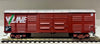 VLCX 197 V/LINE LOUVRE VAN Metal Wheels, Kadee Couplers Roof Weathered - TRAINORAMA MODEL HO Victorian Railways. 2nd hand model in neat condition. JW221