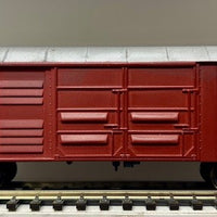VLCX 197 V/LINE LOUVRE VAN Metal Wheels, Kadee Couplers Roof Weathered - TRAINORAMA MODEL HO Victorian Railways. 2nd hand model in neat condition. JW221