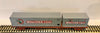 VOCX 783 B  CONTAINER WAGON with 20ft and 40ft Mitsui O.S.K. LINES CONTAINER load  HO - SEM Model