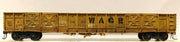 WOAX 33217R WAGR OPEN WAGON  WEATHERED with METAL WHEELS  & KD couplers, - 2ND HAND