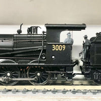 C30T - 3080 : "SATURATED" LOCOMOTIVE WITH BOGIE TENDER BLACK MODEL ; WOMBAT MODELS