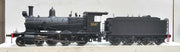 3047 : C30T - "SATURATED" LOCOMOTIVE WITH BOGIE TENDER  BLACK MODEL;  WOMBAT MODELS