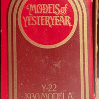 MATCHBOX Y22 1930 MODEL ''A'' FORD VAN WALTERS PALM TOFFEE