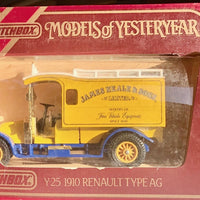 MATCHBOX Y25 1910 RENAULT AG "JAMES NEALE & SONS LIMITED"