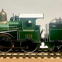V1. Z12 1210 Locomotive "Centenary Green" Beyer Peacock 6 wheel tender, DC Model