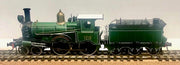 V1. Z12 1210 Locomotive "Centenary Green" Beyer Peacock 6 wheel tender, DC Model