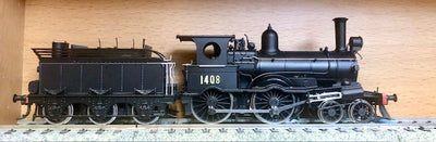 NSWGR Z14 Class 1408 with Cowcatcher and Six Wheel Beyer Peacock Tender - DC & DCC SOUND FITTED - CASULA HOBBIES RAILWAY MODELS (CHRM)