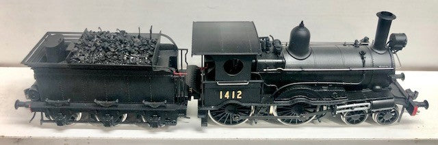 NSWGR Z14 Class 1412 with coal loaded Six Wheel Beyer Peacock Tender - DCC SOUND - CASULA HOBBIES RAILWAY MODELS (CHRM)