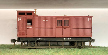 'Z' Van - 24 ZP - VR - Brake van - McBees Brass Model - Pre-Owned model mint. HO