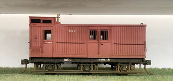 'Z' Van - 555 Z - VR - Brake van McBees Brass Model pre-owned model mint. HO