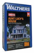 Walthers: Aunt Lucy's House -- Kit - 4 x 5-3/4 x 5-1/8" 10.2 x 14.6 x 13cm