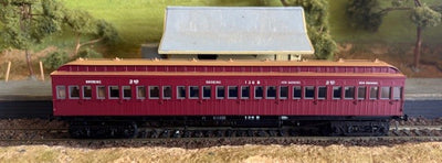 PSM - Brass Model - V.R. Vintage Interurban Cars - 136B 2nd class car