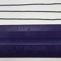 TICHY: #8335 Blackened Brass Chain -- 32 Links Per Inch, 18" 45.7cm Length