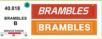SDS Models 40' ft Brambles Jumbo Containers: Twin Packs B; #40.018