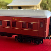 2nd Hand - BSR 2031 1st class/Buffet  Passenger Car Indian Red NSWGR  -TRAX Models