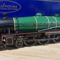 2nd Hand - Austrains - C36 class Roundtop Green Un-numbered - DC Model