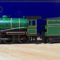 2nd Hand - Austrains - C36 class Roundtop Green Un-numbered - DC Model