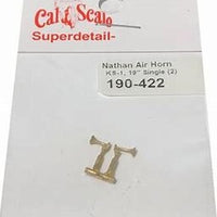 CAL-SCALE 190-422 - Nathan Air Horn 19' Single (2) Brass Casting.