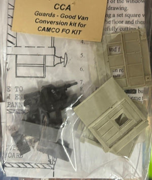 CCA Guards Van Conversion Kit for Camco FO kit - OZZY MODEL RAILWAYS DETAILING PARTS