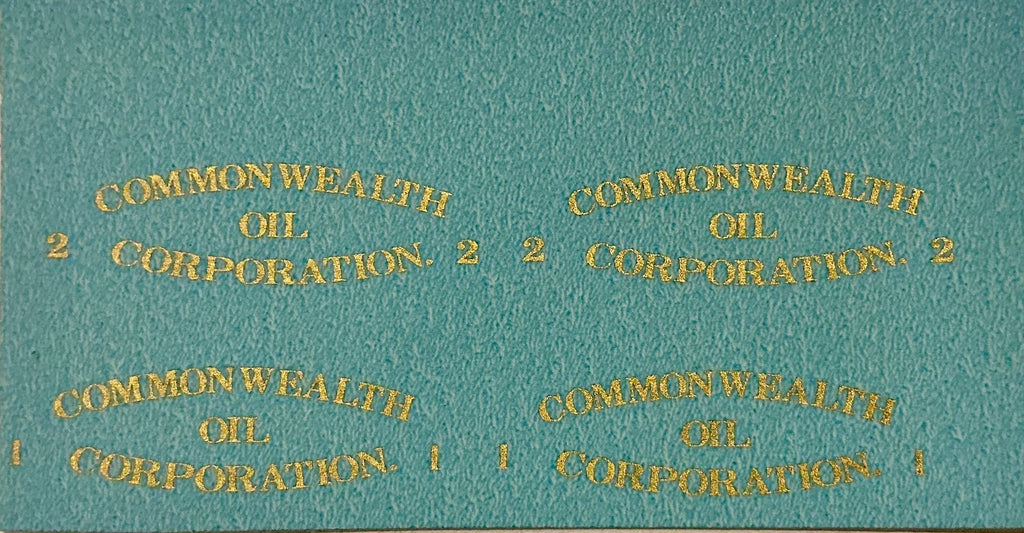 Ozzy NSWGR Decals - Commonweath Oil Corporation