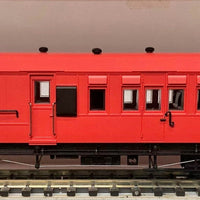 PRE ORDER - HCX02 - 1187 -  Mansard Roof, Indian Red, No Lining, Ochre Mansard Roof - Casula Hobbies Model Railways