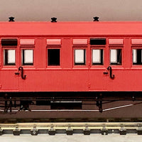 PRE ORDER - CX03 - 1181 - Mansard Roof, Indian Red, with Single Line, Dark Grey Mansard Roof no door ventilators - Casula Hobbies Model Railways