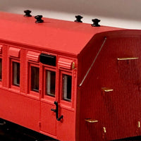PRE ORDER - CX09- 1414 - Mansard Roof Tuscan Red and Russet, with Single Line, Ochre Mansard Roof -  Casula Hobbies  Model Railways