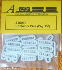 A-Line HO: #25099 Container pins---(pkg 150)