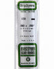 EVERGREEN-158 STRIP .060 x .250" (1.5mm x 6.3mm) 8 Strips