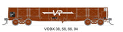 ELX 004 - VOBX Open Wagon 4 pack - Wagon numbers, 38,58,66,94